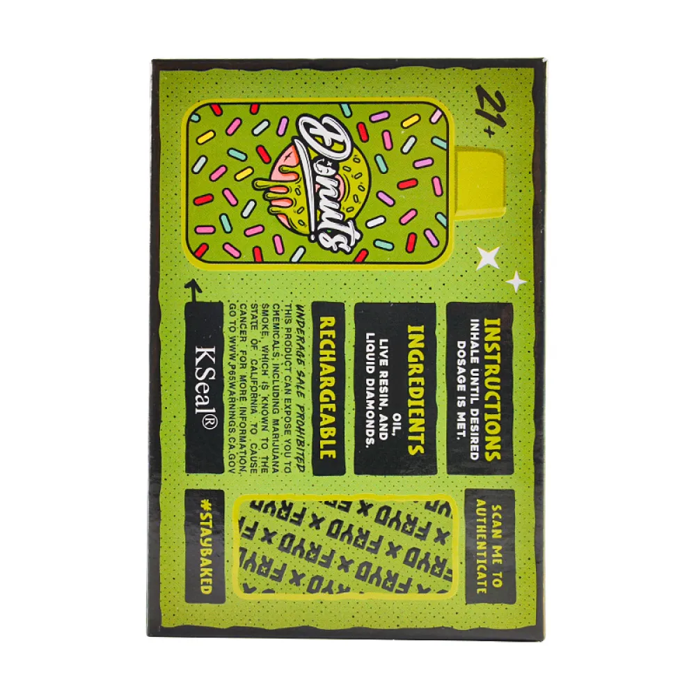 USA warehouse 2ml fryd donuts thc

