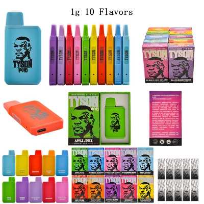 USA Tyson Pod Empty Disposables 1g 10 Flavors 01