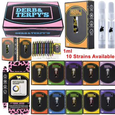 Derb and Terpys Vape Cartridges 1ml 10 Flavors 01