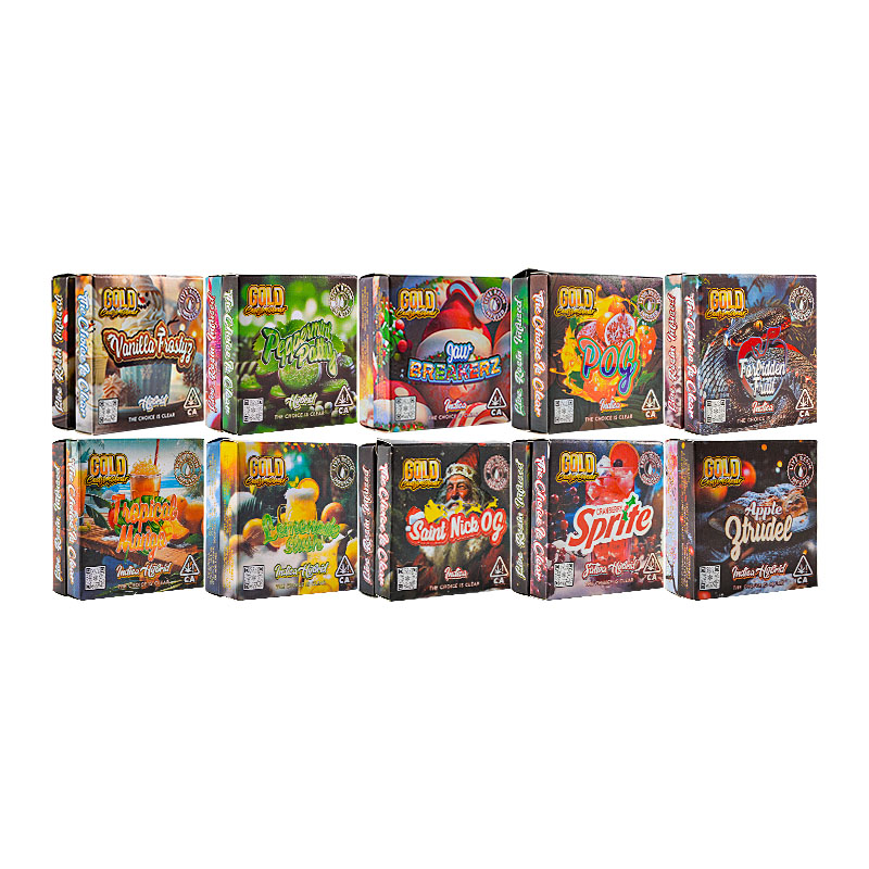 Full Ceramic Gold GCC Vape Cartridges 0.8ml  20 flavors