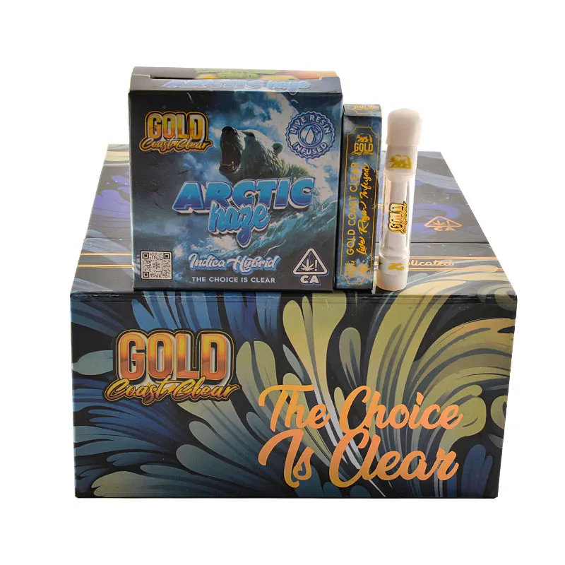 Full Ceramic Gold GCC Vape Cartridges 0.8ml  20 flavors