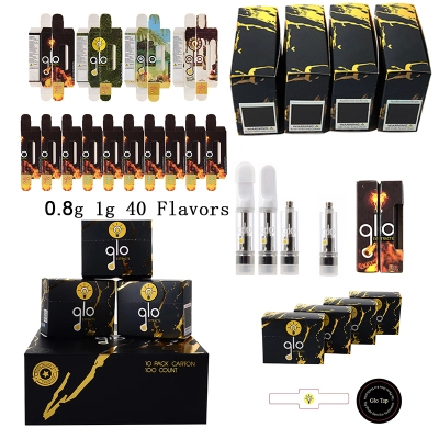 Glo Vape Cartridges 0.8ml 1ml 40 flavors 01