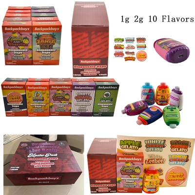 USA stock New Backpackboyz disposable 1g 2g 10 Flavors 01