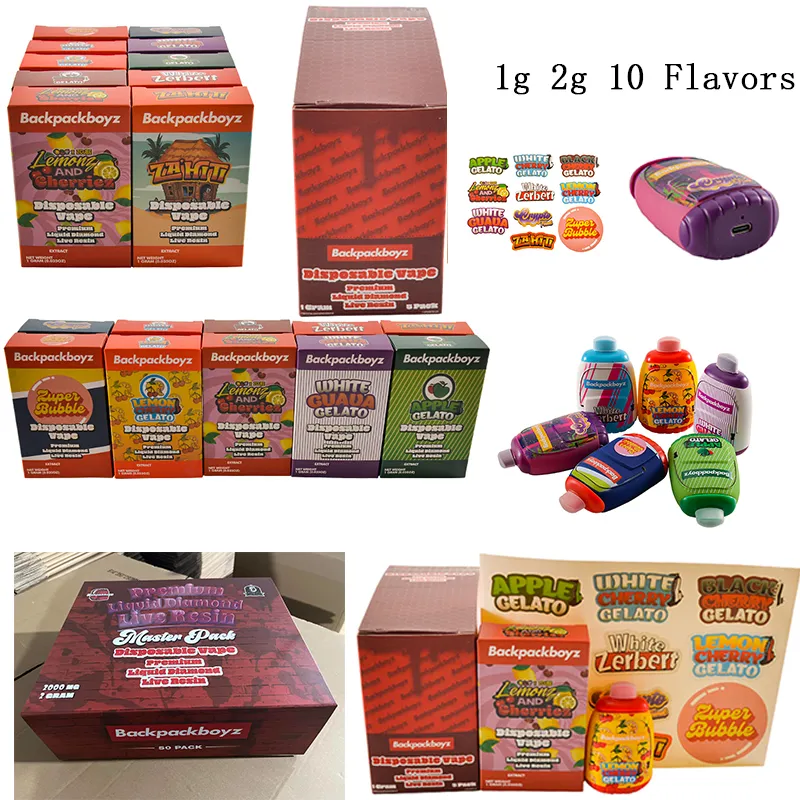 USA Backpack boyz vape 1ml 2ml
