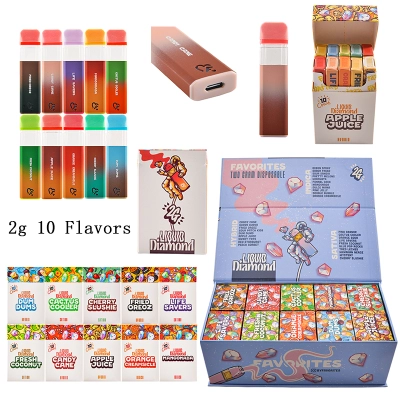 USA Warehouse New Favorite Disposable Vape Pens 2G 10 Flavors 01