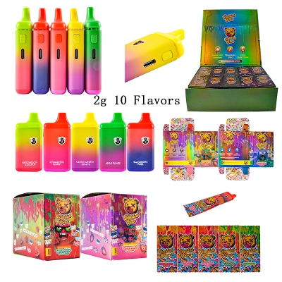 USA BUDDAH BEAR 2 Gram Disposable 5 Flavors 01