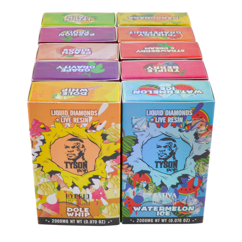 Empty Tyson Pod 2g Disposable Wholesale with  side screen 