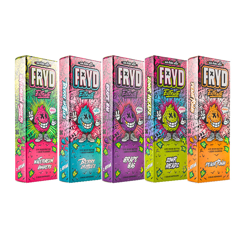 USA Fryd Gen 7 Disposable Vape Pens 2g 2000mg Device Pods 10 Flavors