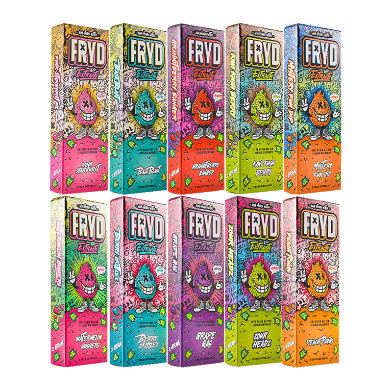 USA Fryd Gen 7 Disposable Vape Pens 2g 2000mg Device Pods 10 Flavors