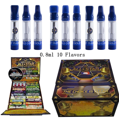 Gold Coast Clear All Star cart 0.8ml 01