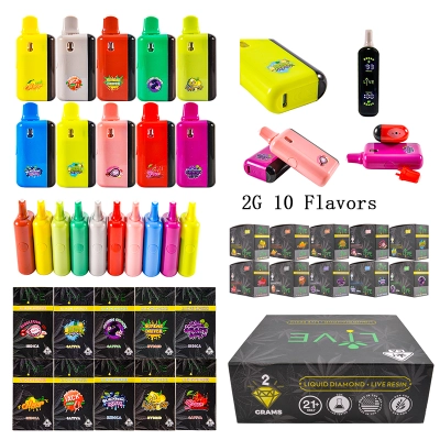 Live resin disposable vape 2g with screen 01
