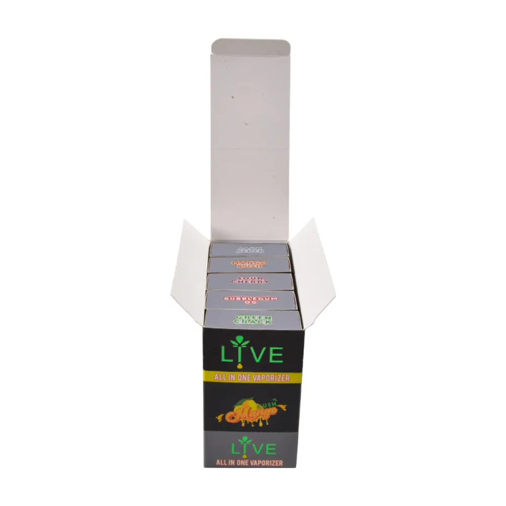 USA Live resin disposable vape 2g with screen
