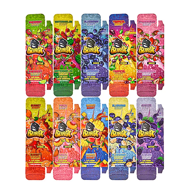 USA Burst Disposables 2g 10 Flavors