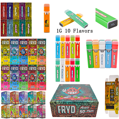USA Stock Fryd 1g 1 Gram Disposable Vape Pens 10 Flavors 01