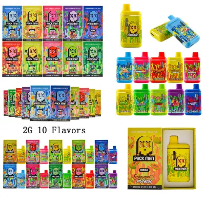USA Packman Gen 3 2g Empty Disposable Vape Pens With Led Screen 01
