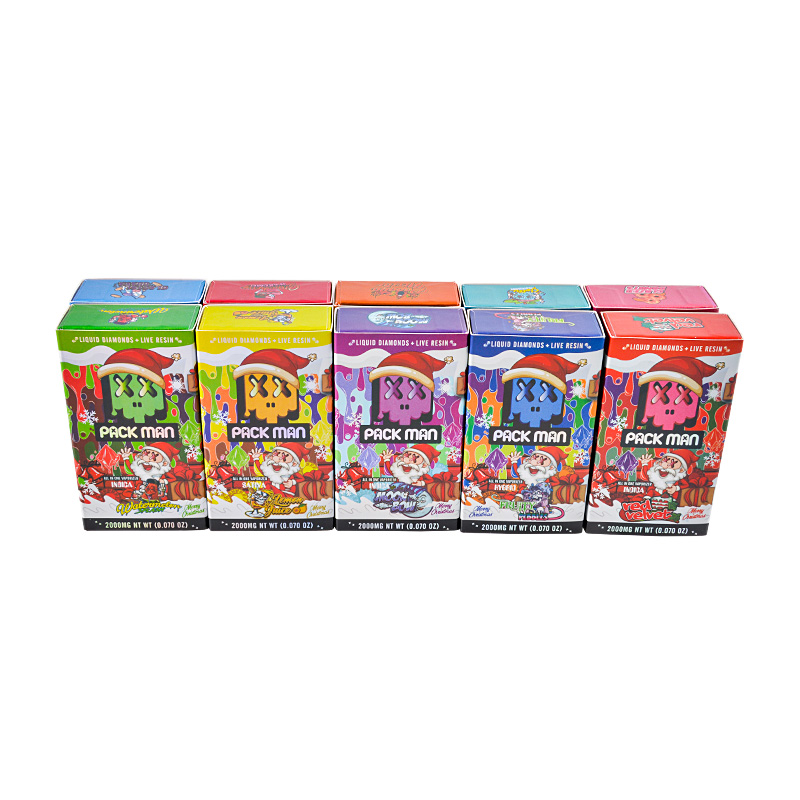  Packman Christmas Edition 2 Gram With Digital Screen 2G 10 Flavors