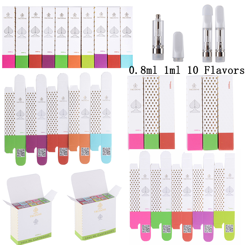 USA Stock trudose carts 1ml 0.8ml
