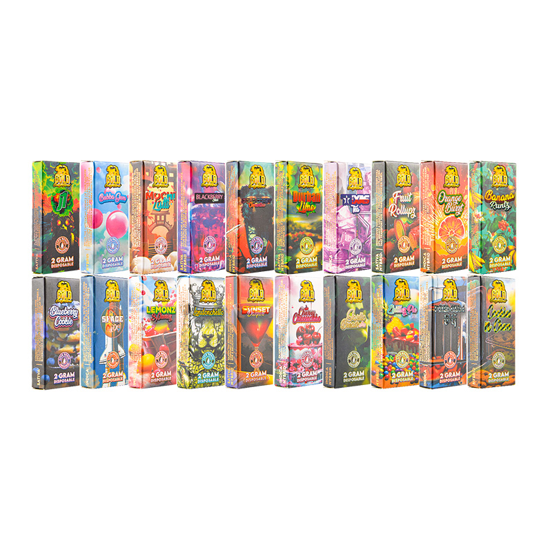 USA GCC V2 2G disposable gold coast clear 2gram empty vapes  10 Flavors 