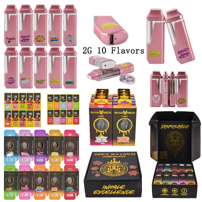 USA  New Pink MUHA MEDS MAVRICKS Disposables 2g empty vapes10 Flavors fast shipping 01