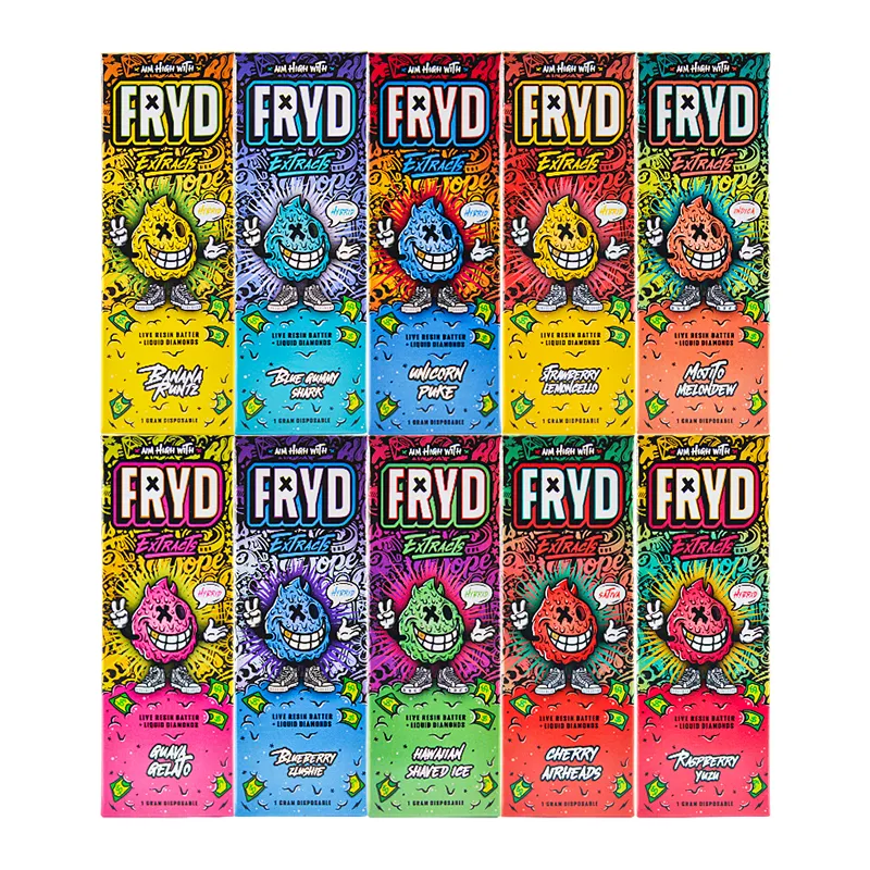 Germany stock Fryd 1G disposable 1ml empty vapes wholesale 10 Flavors