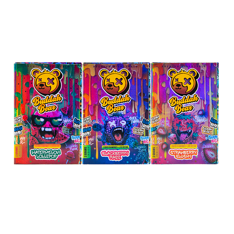 Poland Buddah Beai 2 Gram Disposable 5 Flavors buddah bear 2g dispo wholesale