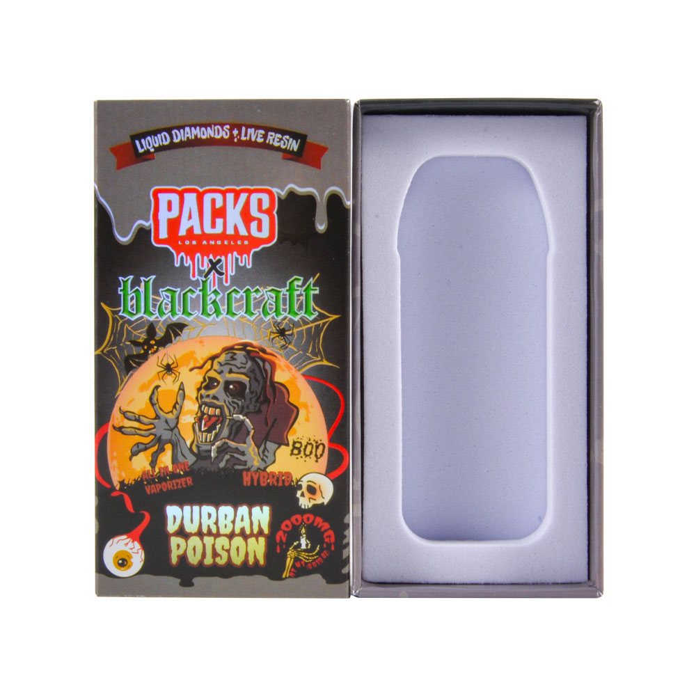 Packs x Blackcraft 2g disposable empty vapes 10 flavors