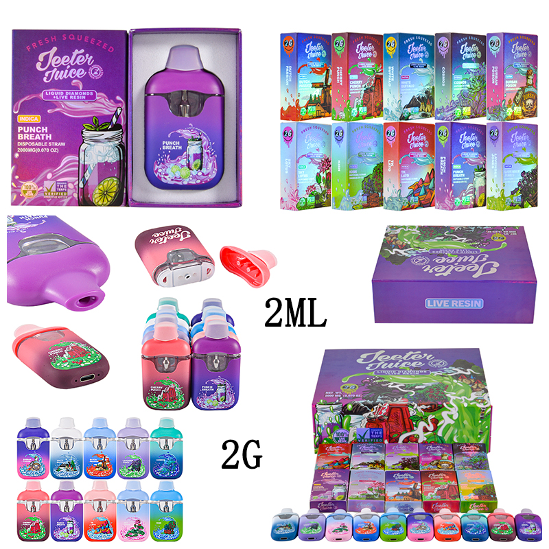 USA jeeter juice vape 2g disposable vape pen empty rechargeable vapes 10 flavors