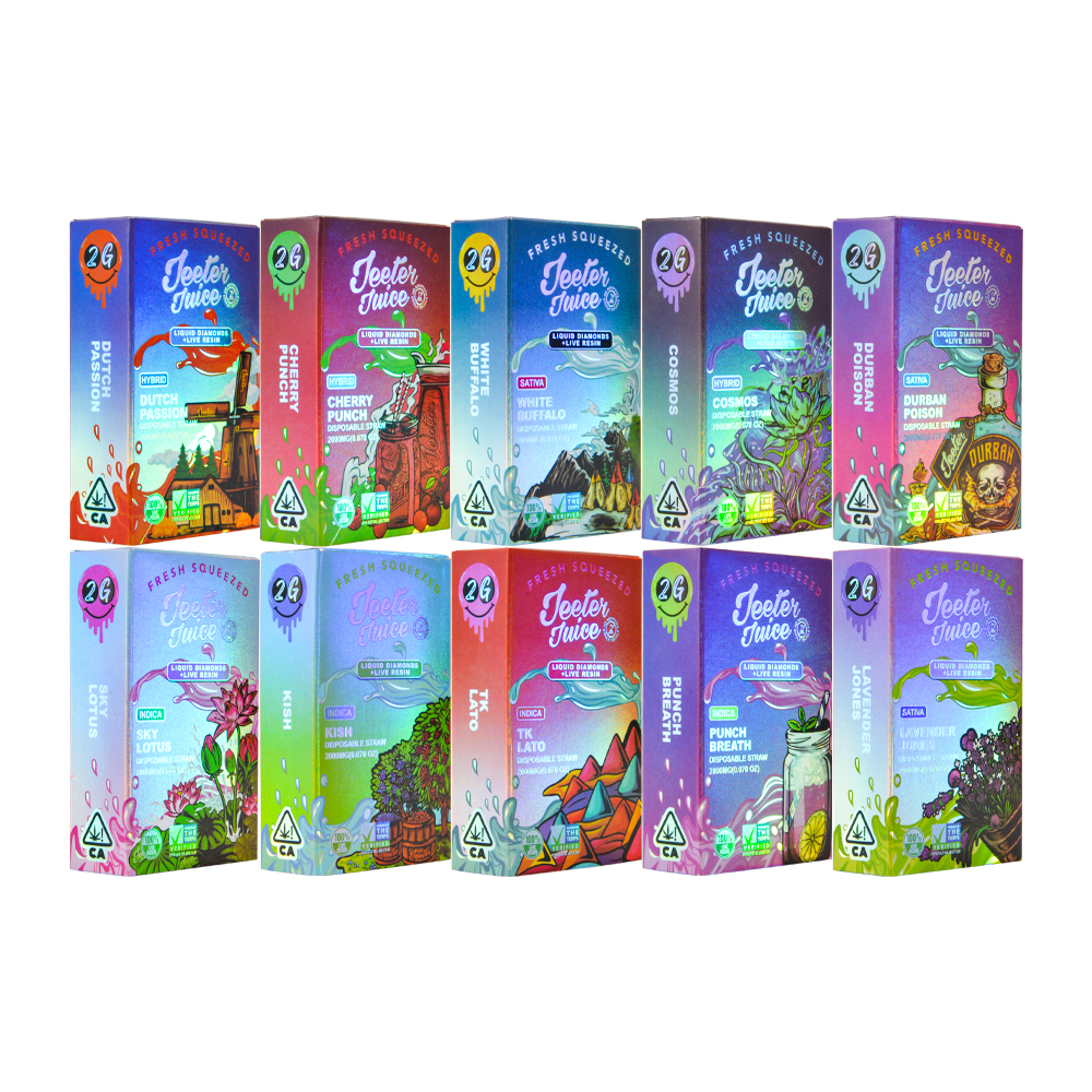 USA jeeter juice vape 2g disposable vape pen empty rechargeable vapes 10 flavors