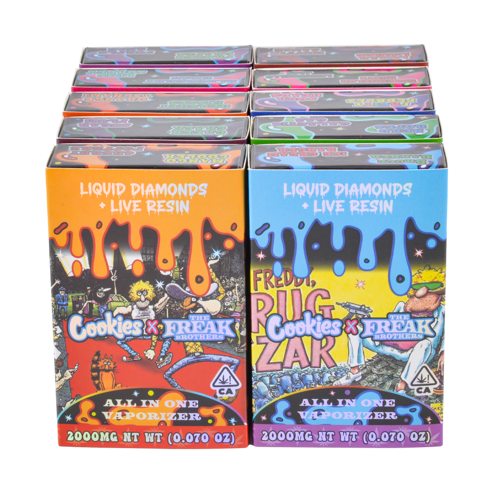 Cookies & The Freak Brothers 2G Disposable Vape Pen 2ml Empty Vapes 10 Flavors Wholesale