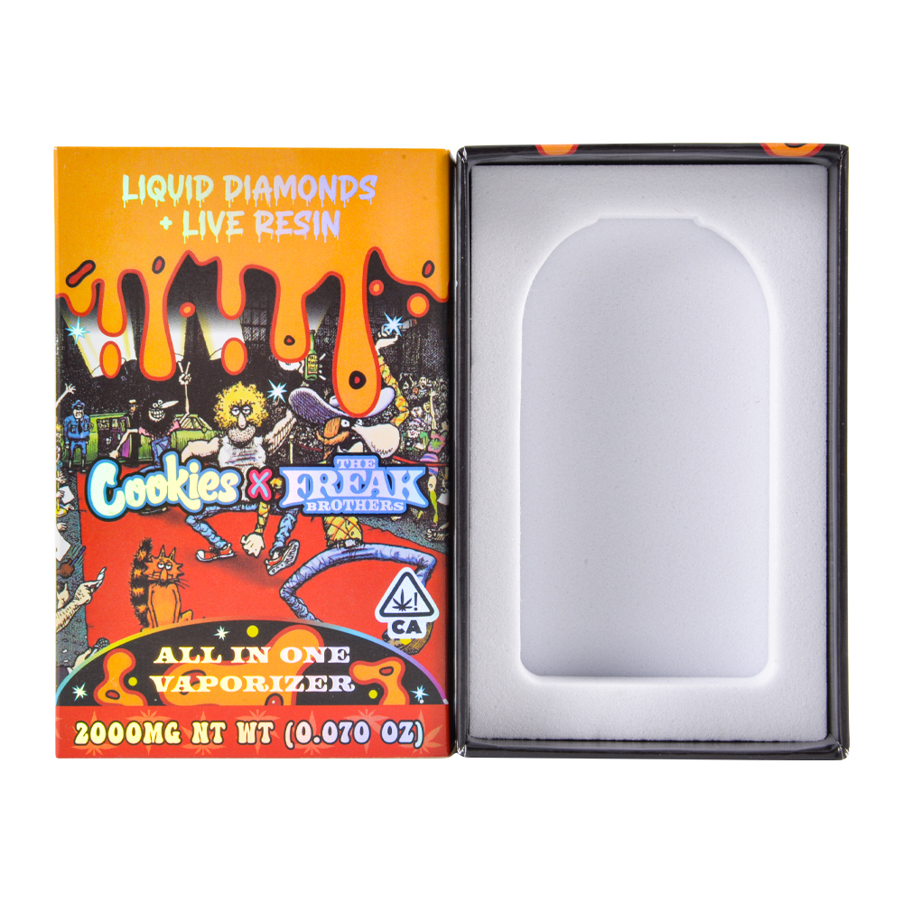 USA Cookies & The Freak Brothers 2G Disposable 2000mg empty vapes wholesale