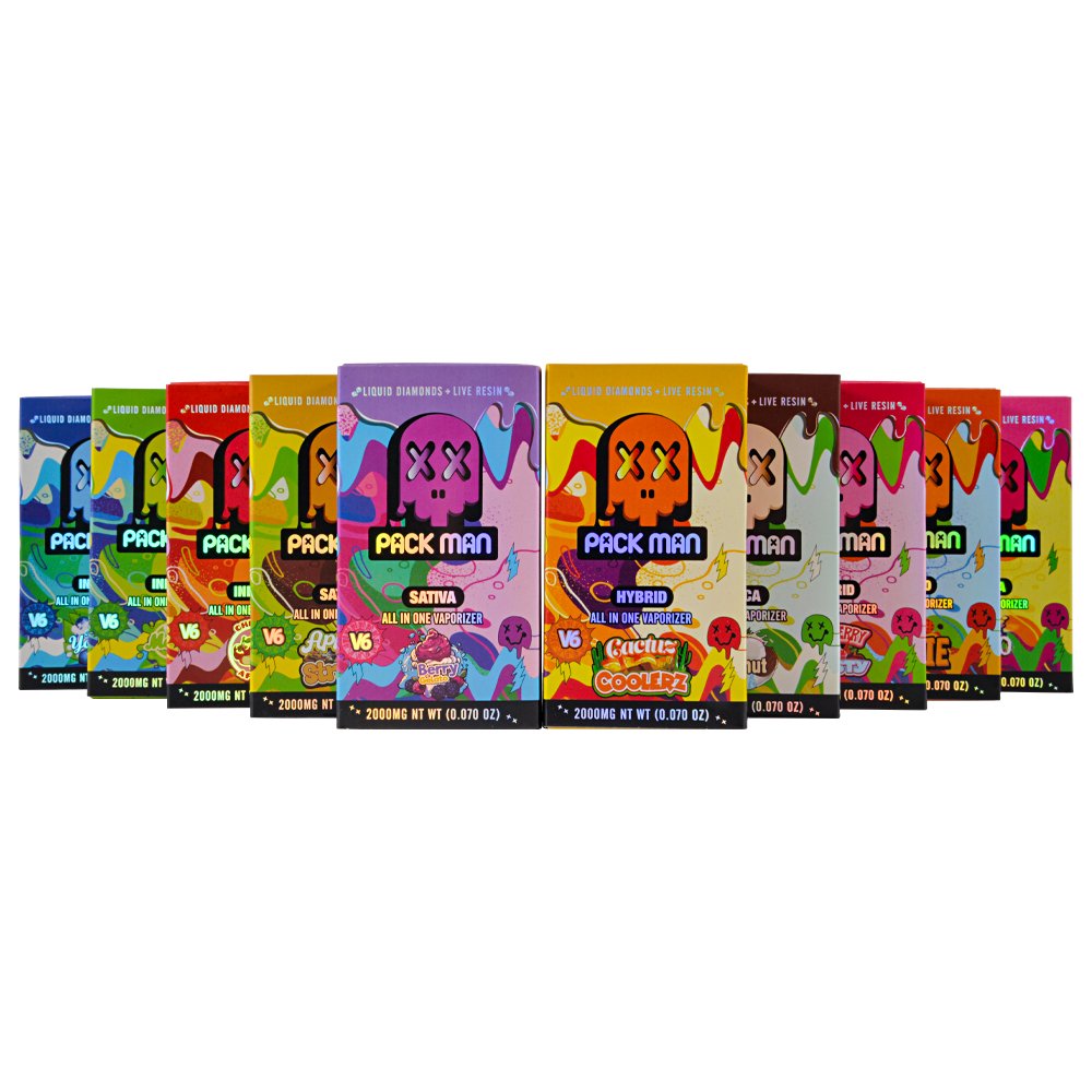 New Packman v6 2 gram With Digital Screen 2G 10 Flavors