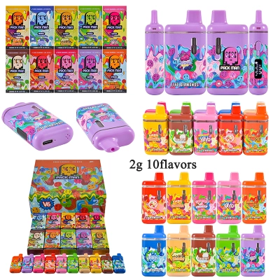 USA Packman V6 disposable vape with screen 2g 10 flavors 01