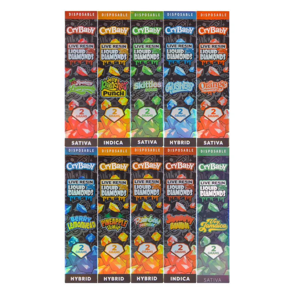 USA Gen3 cry baby 2g 2000mg disposable vape pen empty vapes wholesale 10 flavors