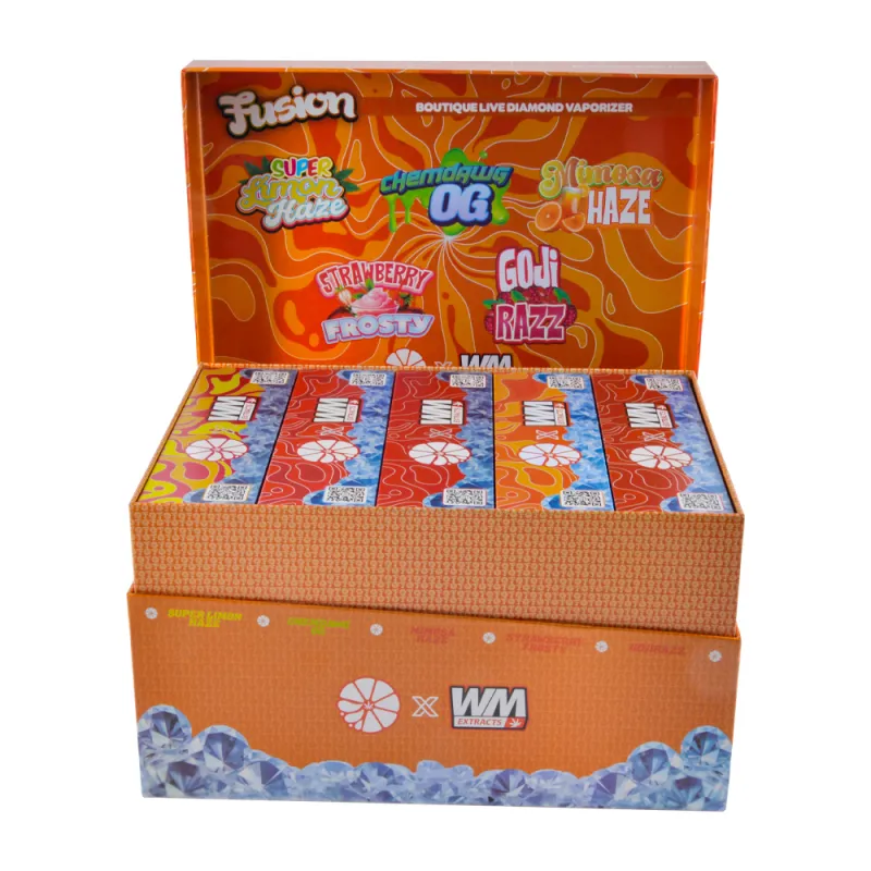 USA whole melt fusion 2g disposable empty vapes 10 flavors
