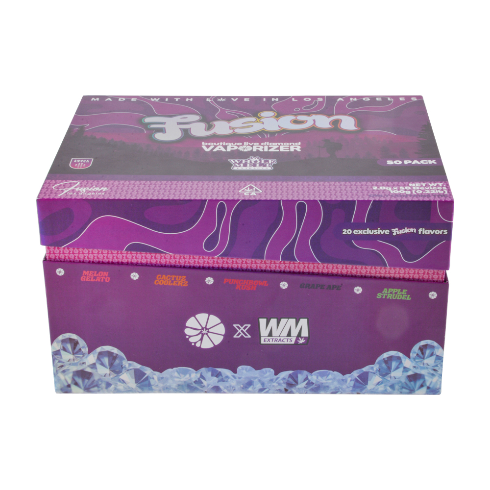 USA whole melt fusion 2g disposable empty vapes 10 flavors