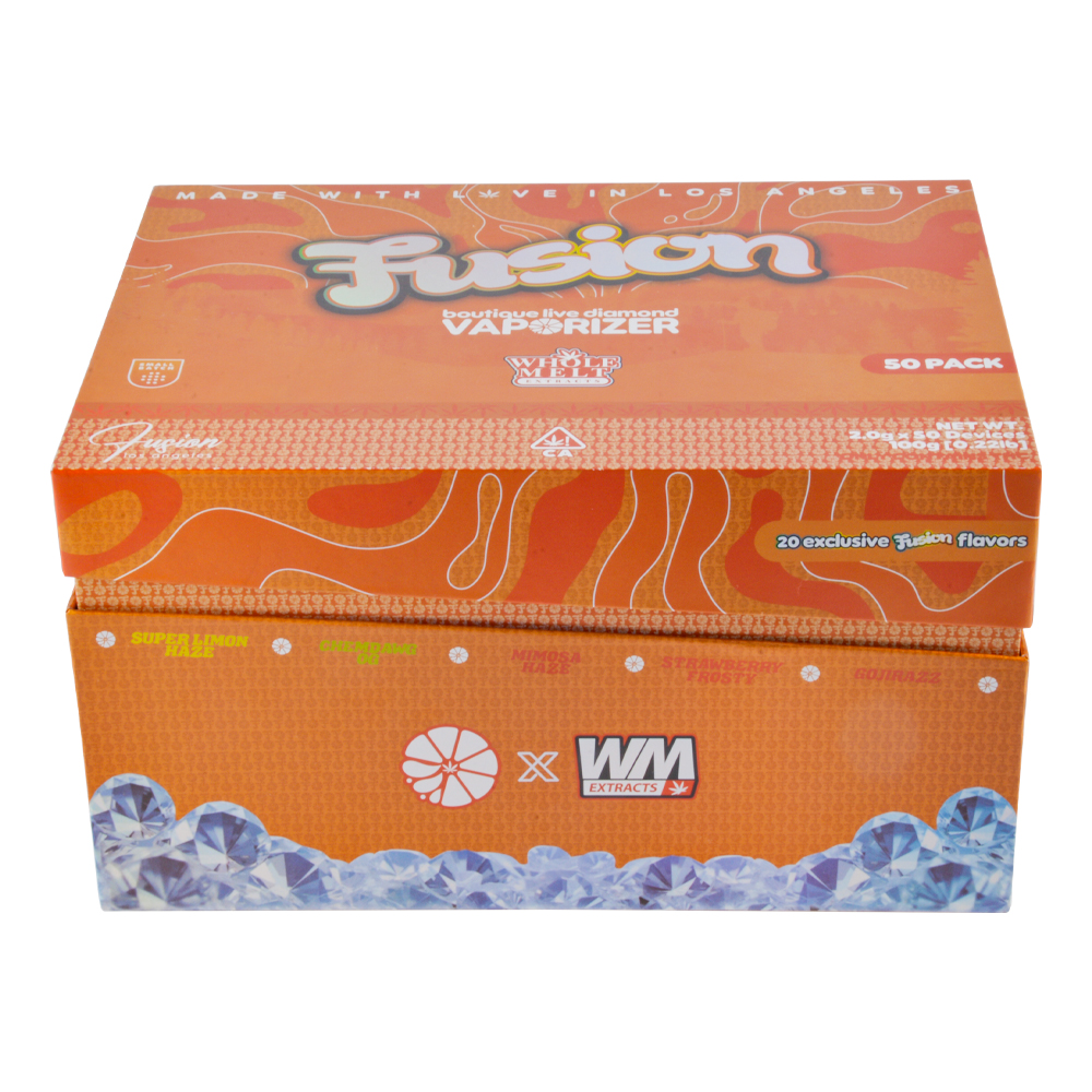 USA whole melt fusion 2g disposable empty vapes 10 flavors