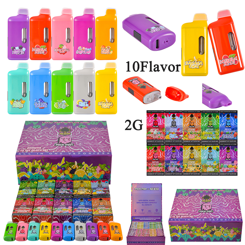 USA ace packman 2g disposable empty vapes wholesale 500pcs/case no shipping fee