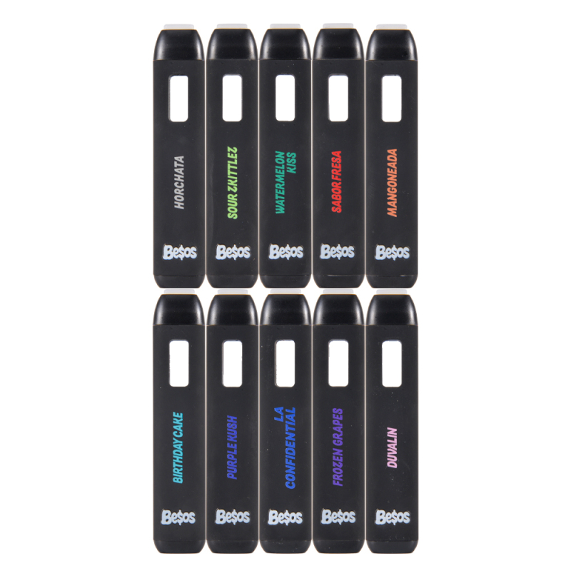 Besos 2g disposable vape cart empty vapes 10 flavors