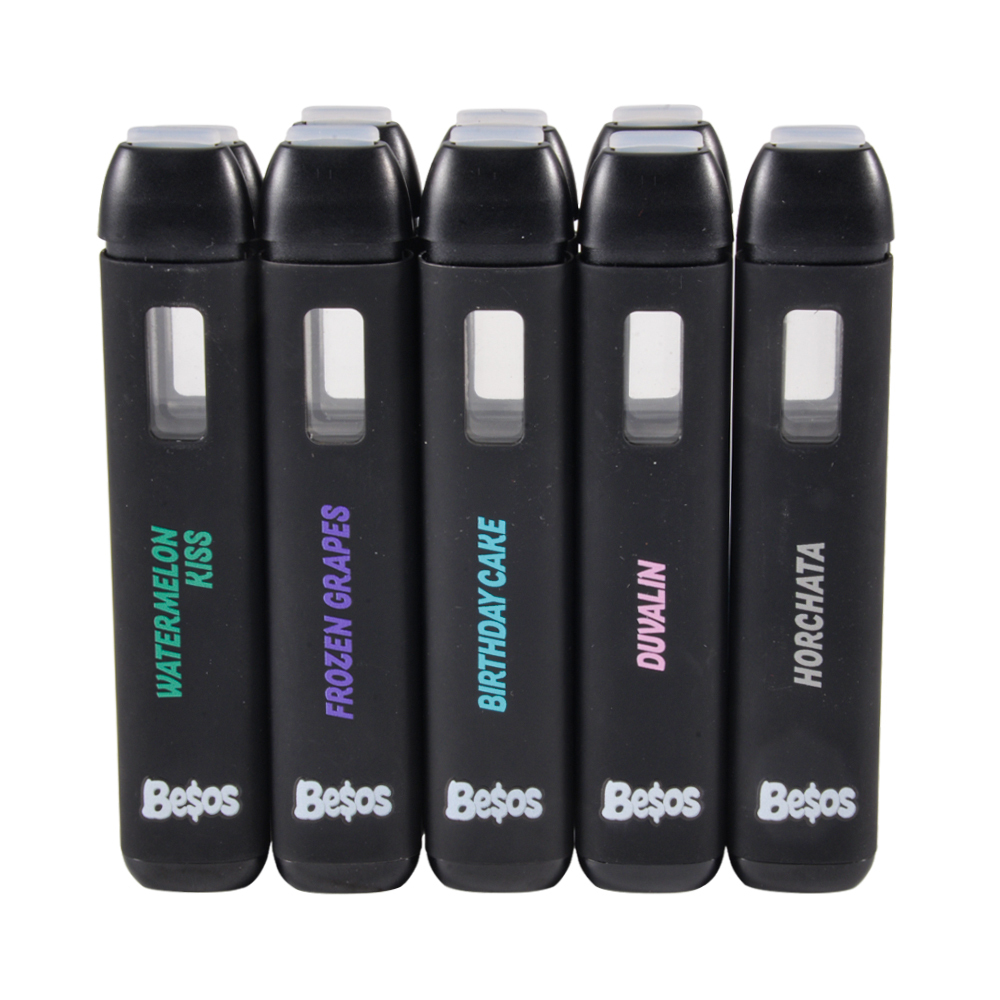 Besos 2g disposable vape cart empty vapes 10 flavors