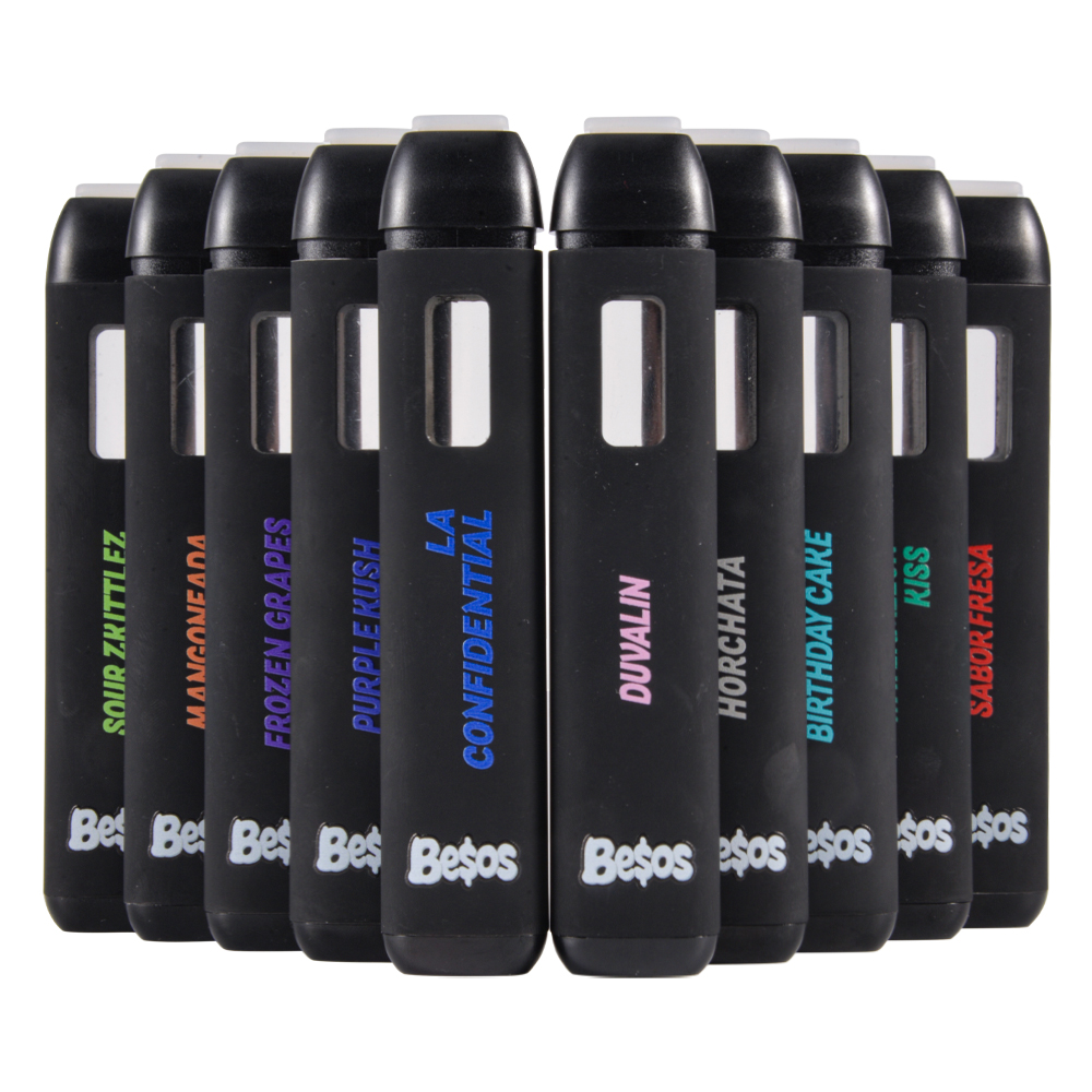 Besos 2g disposable vape cart empty vapes 10 flavors