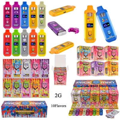 USA Pac man mini 2g disposable with screen 10 flavors 01