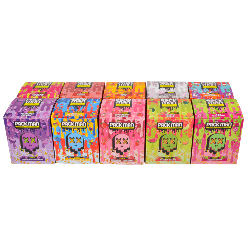 USA Pac man mini 2g disposable with screen 10 flavors