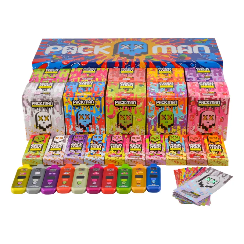 USA Pac man mini 2g disposable with screen 10 flavors