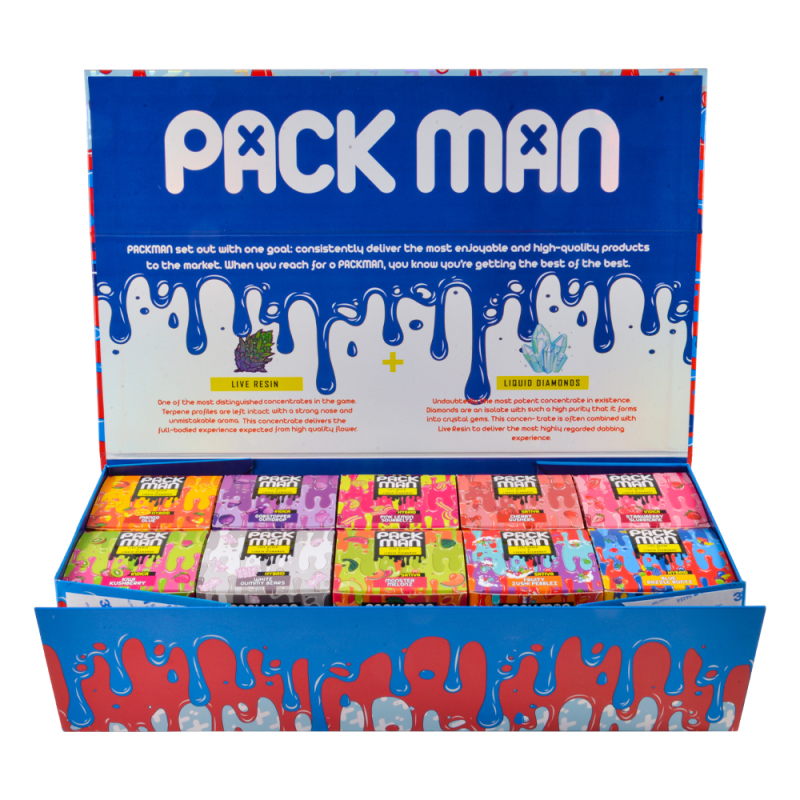 USA Pac man mini 2g disposable with screen 10 flavors