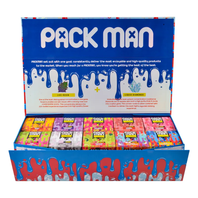 USA Pac man mini 2g disposable with screen 10 flavors