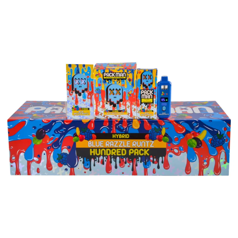 Pac man mini 2g disposable 2ml empty vapes with digital screen 10 flavors