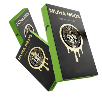  Newest Muha Meds cart 0.8ml gold mm cartridge 0.8g 02