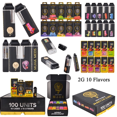USA light up muha med 2g disposable 2gram MM empty vapes wholesale  01