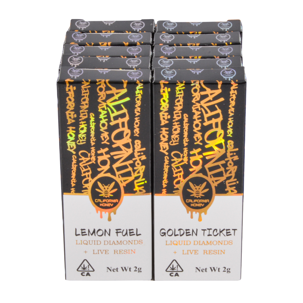 USA 2g california honey disposable 2ml 2000mg empty vapes 10 flavors