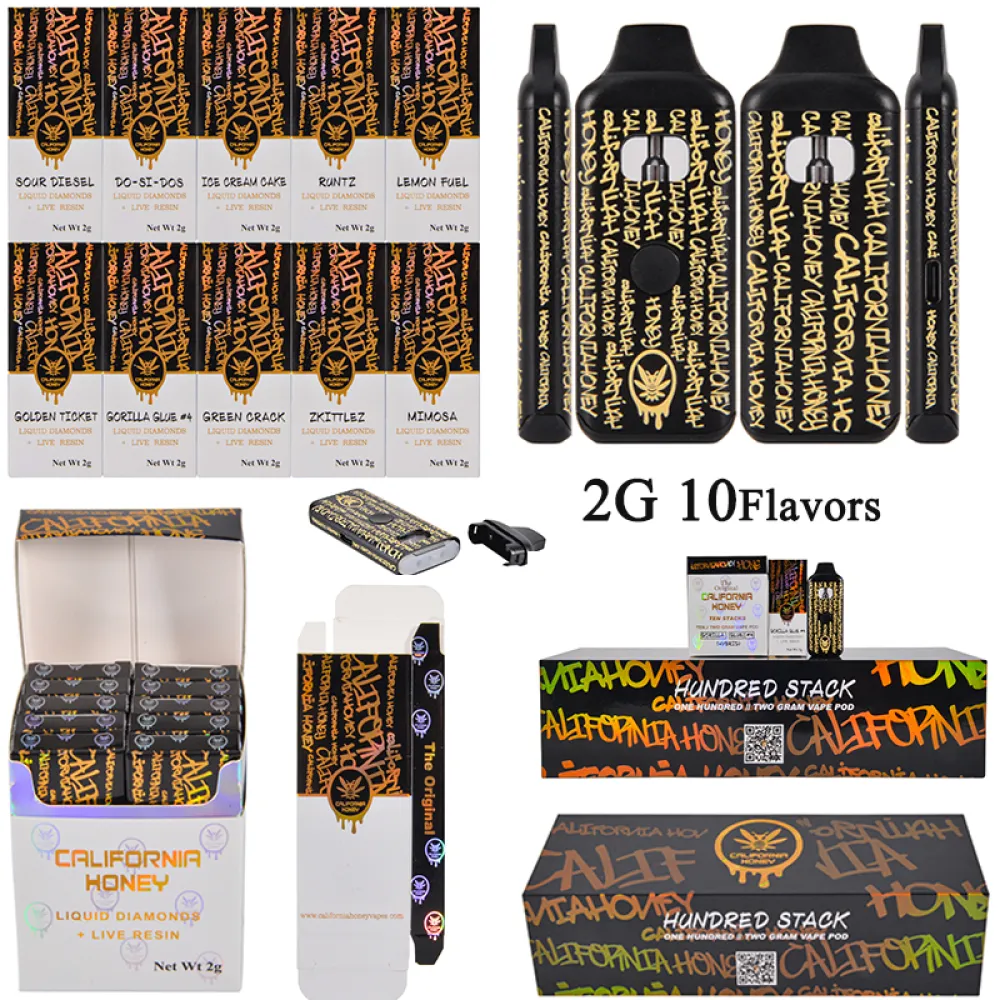 USA Warehouse CALIFORNIA HONEY 2g 